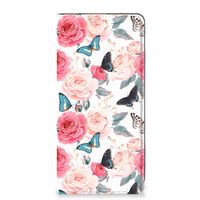 Samsung Galaxy A71 Smart Cover Butterfly Roses - thumbnail