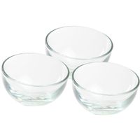 Set van 6x stuks ijs/sorbet coupes van glas 130 ml