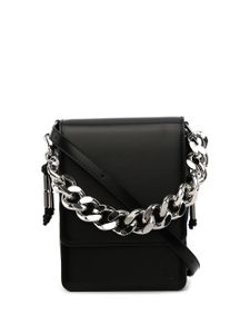 Kara sac à bandoulière en cuir - Noir