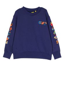 Off-White Kids sweat à logo imprimé - Bleu