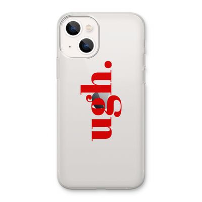 Ugh: iPhone 13 Transparant Hoesje