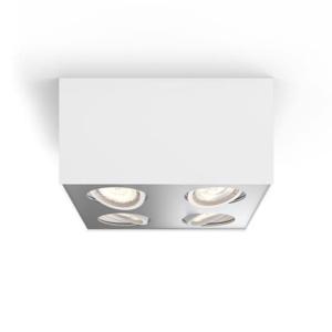 Philips WarmGlow LED Box plafond-/wandspot, 4x