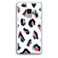 Cheetah color: Samsung Galaxy S9 Transparant Hoesje