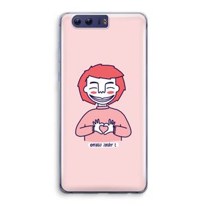 Hartje: Honor 9 Transparant Hoesje
