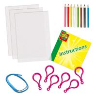SES creative krimpfolie sleutelhangers