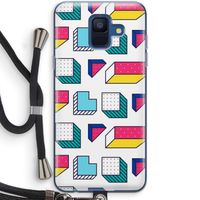 8-bit N°7: Samsung Galaxy A6 (2018) Transparant Hoesje met koord