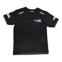 Heren-T-Shirt met Korte Mouwen Sparco Koma Tools 02416nrgs Zwart Maat L