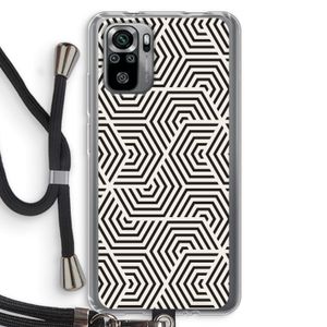 Magic pattern: Xiaomi Redmi Note 10S Transparant Hoesje met koord
