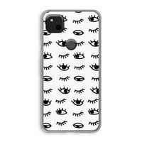 Eye pattern #2: Google Pixel 4a Transparant Hoesje