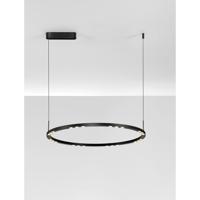 Lyora Strakke hanglampLunette zwart Ø 80cm - 9030926