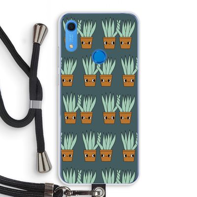 Sansevieria: Huawei Y6s Transparant Hoesje met koord