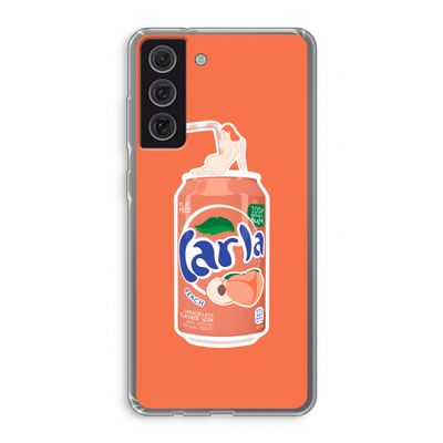 S(peach)less: Samsung Galaxy S21 FE Transparant Hoesje