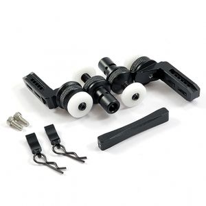 Fastrax Alloy Front & Rear magnetic body mounts - Traxxas TRX-4