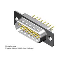 Molex 1727040074 D-sub connector Aantal polen: 9 Soldeerpennen 1 stuk(s) Box - thumbnail