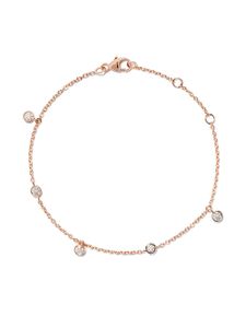 De Beers Jewellers bracelet Dewdrop en or rose 18ct et diamants