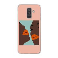 Orange lips: Samsung Galaxy A6 Plus (2018) Transparant Hoesje