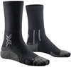 X-Socks XSRQPMS24M Run Perform Crew Sock - Black/Grey - 45-47