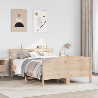 Bedframe zonder matras massief grenenhout 120x200 cm