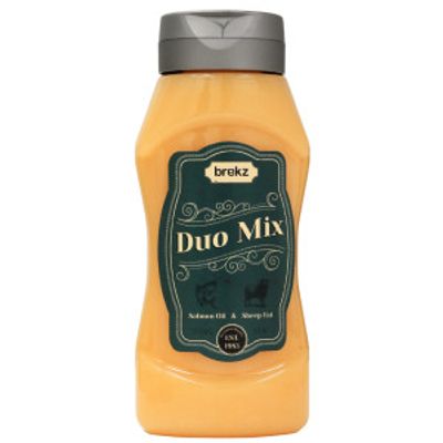 Brekz Duo Mix zalmolie & schapenvet voor de hond (500 ml) 3 x 500 ml