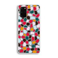 Colored Giraffe: Samsung Galaxy S20 Plus Transparant Hoesje Colored Giraffe: Samsung Galaxy S20 Plus Transparant Hoesje