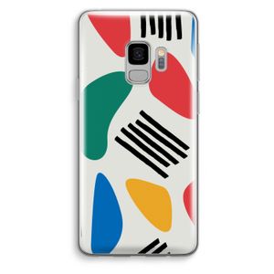 Illustratieve pop 1: Samsung Galaxy S9 Transparant Hoesje