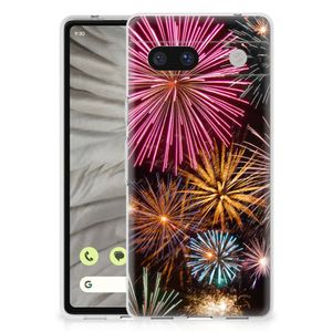 Google Pixel 7A Silicone Back Cover Vuurwerk