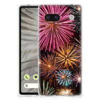 Google Pixel 7A Silicone Back Cover Vuurwerk - thumbnail