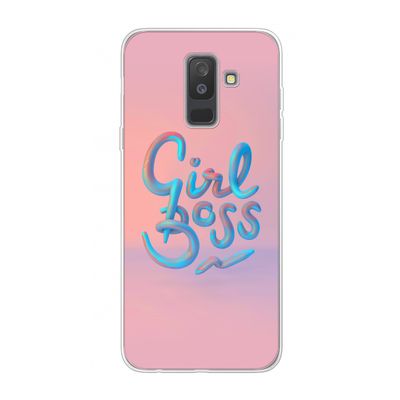 Girl boss: Samsung Galaxy A6 Plus (2018) Transparant Hoesje