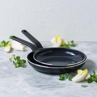 Greenpan Essence Perforated Base 2-delige Set koekenpannen 24/28cm
