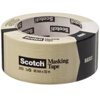 Scotch 20104850 BASIC-4850 Afdektape Scotch Beige (l x b) 50 m x 48 mm 1 stuk(s) - thumbnail