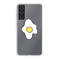 Spiegelei: Samsung Galaxy S21 FE Transparant Hoesje