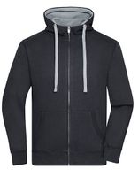 James+Nicholson JN963 Heren Lifestyle Zip-Hoody