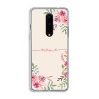 Rozen: OnePlus 8 Transparant Hoesje