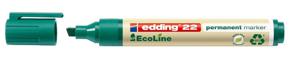 Edding edding 22 permanent marker EcoLine 4-22004 Permanent marker Groen Watervast: Ja