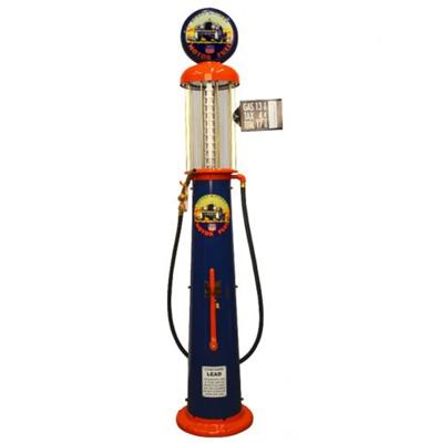 Wayne 615 10 Gallon Benzinepomp - Blauw & Oranje - Reproductie