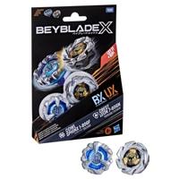 Beyblade X Dual Pack Top Cowl Sphinx 1-80GF en Crest Leon 7-60GN, 8 jaar oud