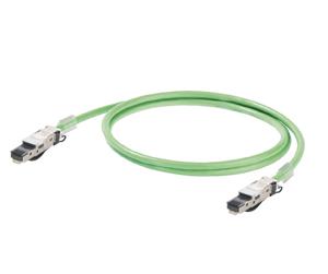 Weidmüller 1191010015 RJ45 Netwerkkabel, patchkabel CAT 5, CAT 5e SF/UTP 1.50 m Groen Vlambestendig, Snagless 1 stuk(s)