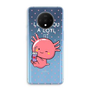 Love You A Lotl: OnePlus 7T Transparant Hoesje