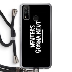 Neuters (zwart): Huawei P Smart (2020) Transparant Hoesje met koord
