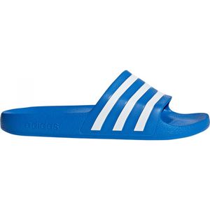 Adilette Aqwaua Badslippers Blauw