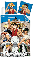 One Piece Dekbedovertrek 140 x 200 cm - polykatoen