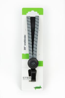 Qibbel Widek triobinder eye met haak 24+2x12mm zwart/steengrijs