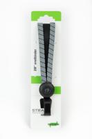 Qibbel Widek triobinder eye met haak 24+2x12mm zwart/steengrijs