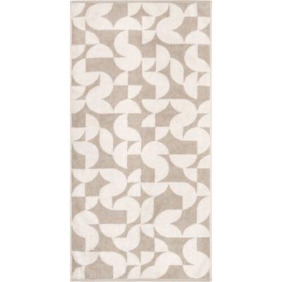Cawö Cawo Studio gemustert 6251 Handdoek 50x100 leinen