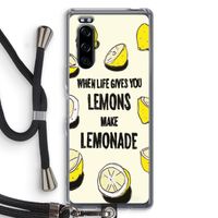 Lemonade: Sony Xperia 5 Transparant Hoesje met koord
