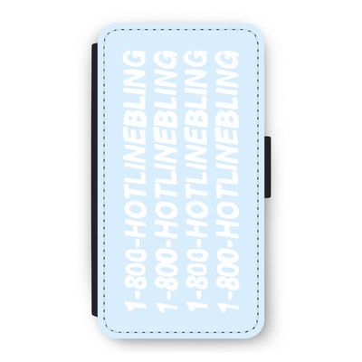 Hotline bling blue: iPhone 11 Pro Flip Hoesje