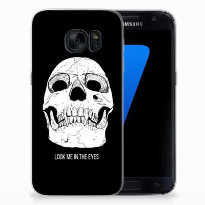 Silicone Back Case Samsung Galaxy S7 Skull Eyes Silicone Back Case Samsung Galaxy S7 Skull Eyes