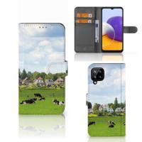 Samsung Galaxy A22 4G | M22 | Telefoonhoesje | Met pasjeshouder | Koeien