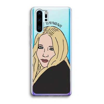 Mary Kate: Huawei P30 Pro Transparant Hoesje