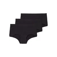 Name it 3-pak meisjes shorts - Black